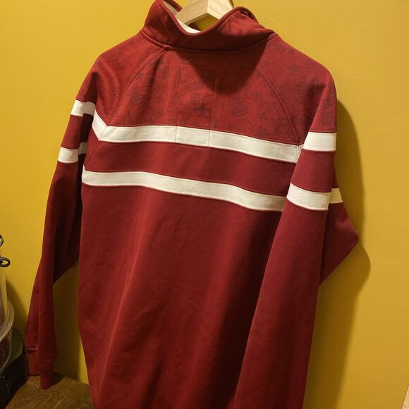 Ecko Unlimited Maroon White Full Zip Size M Heavy Jacket Track Streetwear - Picture 4 of 5